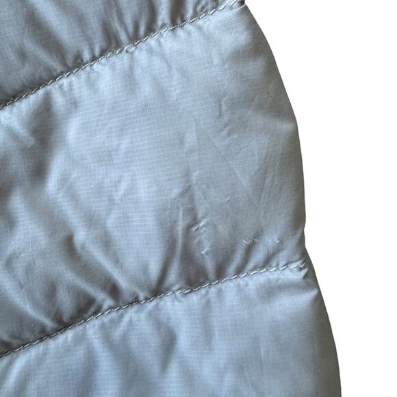 The North Face Light Grey Down Long Hooded Puffer Coat - Picture 8 of 12